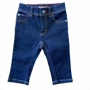 Tommy Hilfiger Boys Dark Wash Blue Denim Jeans
